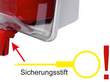 Sicherungsstift für Art. Nr. SK6, SK12