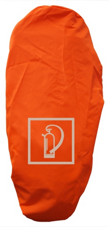 Schutzhauben LEUCHTORANGE mit Symbol F 05 - verschiedene Größen