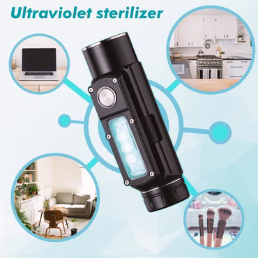 Rovyvon E700U wiederaufladbar 2800 Lumen Multifunktionslampe mit UV-C Seitenlicht