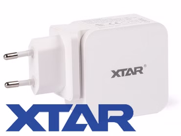 Xtar USB-PD Netzteil Ausgang: 20V/2.25A, 15V/3A, 12V/3A 9V/3A, 5V-3A