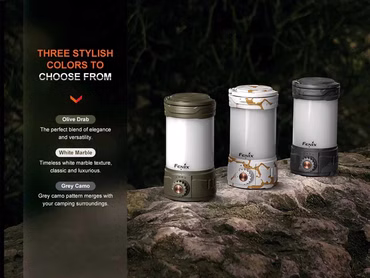 Fenix CL26R Pro LED Industrieleuchte & Campingleuchte mit USB-C Anschluss, Farbe: camouflage