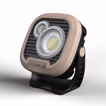 Klarus WL3 LED Camping Laterne mit USB Anschluss Lichtfarbe einstellbar mit Rotlicht, Farbe: desert