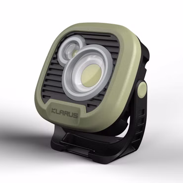 Klarus WL3 LED Camping Laterne mit USB Anschluss Lichtfarbe einstellbar mit Rotlicht, Farbe: olive