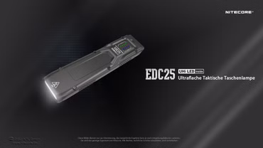 NiteCore EDC25 taktische Taschenlampe mit 3000 Lumen für den Polizeieinsatz