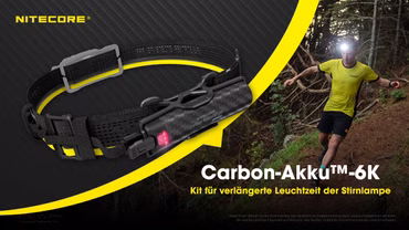 Nitecore Carbon Battery™ 6K Extension Kit für Kopflampen