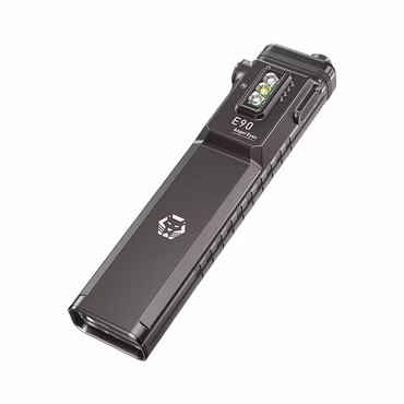 RovyVon Aurora E90 EDC dual-power 3500 Lumen LED Taschenlampe mit Seitenlicht - gunmetal