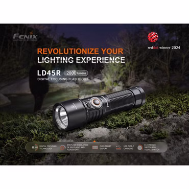 Fenix LD45R fokussierbare LED Taschenlampe mit 2800 Lumen