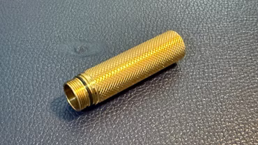 Verlängerungsrohr für 10750 Akku zu Lumintop GT Nano 3.0 Messing