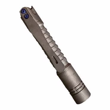 selected-lights Pineapple mini Frag MK3 - Titan Pocket AAA LED Taschenlampe -Made by Reylight, Oberfläche: stone washed