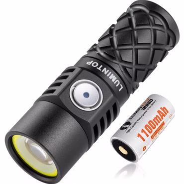 Lumintop W3 kombiniert COB Licht mit LEP Licht und rotes Licht, Farbe: schwarz