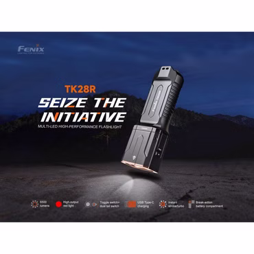 Fenix TK28R LED Taschenlampe mit 6500 Lumen und Rotlicht