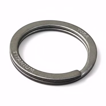 Noxeye EDC Titan Split Ring – ultraleichter Schlüsselring aus Titan (Ø20 mm / Ø25 mm)