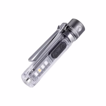 Lumintop Black Cat 400lm EDC-Taschenlampe | 4-in-1 UV RGB Warmweiß-Schlüsselanhängerlampe