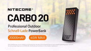 Nitecore Powerbank CARBO20 - 20000mAh, orange