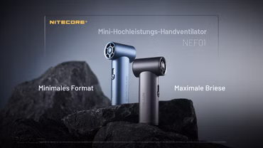 Nitecore NEF01 - Mini Hochleistungs Handventilator