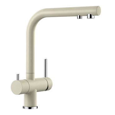 3-Wege-Armatur BLANCO, jasmin, mit/ohne ausziehbarer Handbrause, Made in Germany 