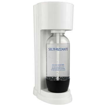 SPRUDELUX Auftisch-Wassersprudler Basic 1L Flasche BPA-frei, Weiß, Schwarz, Rot