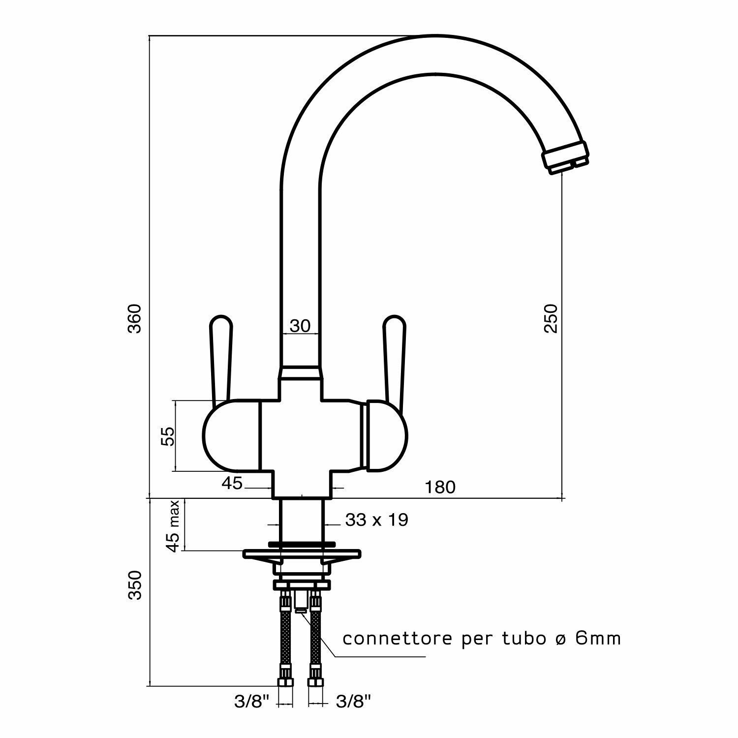 Sparset CARBONIT VARIO CLASSIC Wasserfilter inkl. Dreiwege Wasserhahn GM C-Auslauf Bronze + Wasseruhr - Photo 7