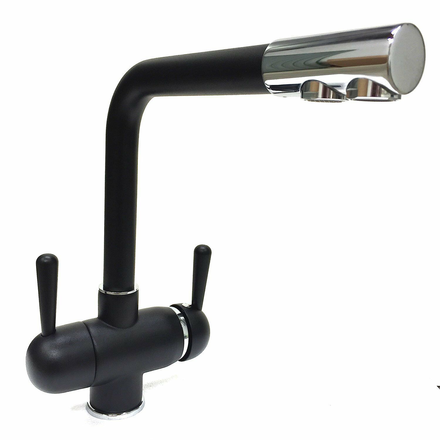 Sparset CARBONIT VARIO CLASSIC Wasserfilter + Dreiwege Wasserhahn GM , L schwarz + Wasseruhr - Photo 6