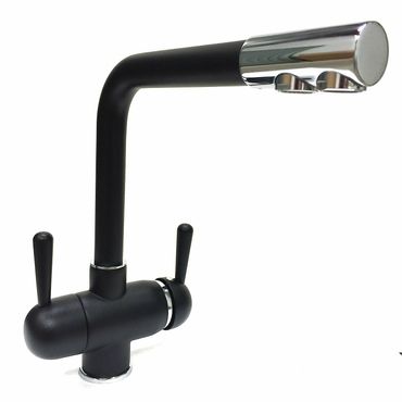 Sparset CARBONIT VARIO CLASSIC Wasserfilter + Dreiwege Wasserhahn GM , L schwarz + Wasseruhr - Photo preview 6
