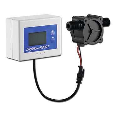 Blanco Flowmeter DigiFlow 8300T-22F Elektronische Wasseruhr Filterwechselanzeige