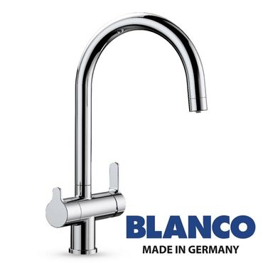 3-Wege-Armatur BLANCO TRIBUS Chrom C-Auslauf Der Wasserhahn mit 3 Anschlüssen - Photo preview 0