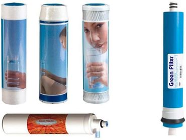 Ersatzfilter-Set inkl. Membrane geeignet für Umkehrosmoseanlage STELLA
