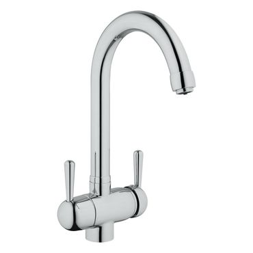 Designer 3-Wege-Wasserhahn GM C-Auslauf, Chrom