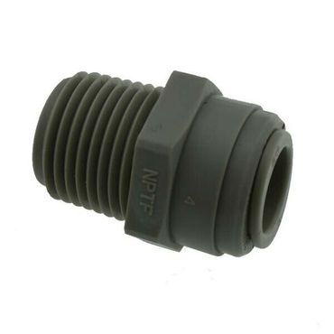 Adapter Push-Fitting Schnellverbinder 3/8 Zoll AG x QC Quick Connect metrisch
