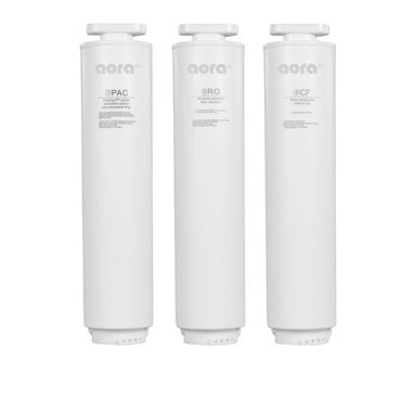 Ersatzfilter-Set für AORA Auftisch-Umkehrosmoseanlage mit Wasserstoff-Ionisator und Heißwasserfunktion