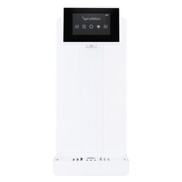 SPRUDELUX® POWER SODA 2.0 Auftisch-Wassersprudler mit Osmose & Full-Touch Display – Weiß