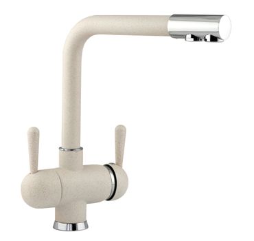 Designer 3-Wege-Wasserhahn GM L-Auslauf Granito Avena