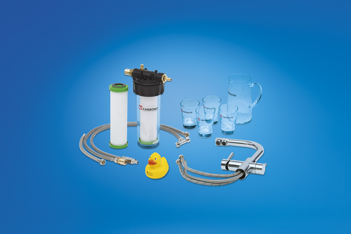 CARBONIT VARIO KÜCHENPAKET inkl. 3 Wege Wasserhahn WS7 Chrom - Photo 8