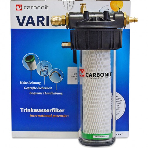 CARBONIT VARIO KÜCHENPAKET inkl. 3 Wege Wasserhahn WS7 Chrom - Photo 0