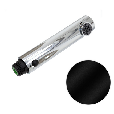 Brausekopf für 3 und 5-Wege-Wasserhahn CUCINA IDEALE Schwarz
