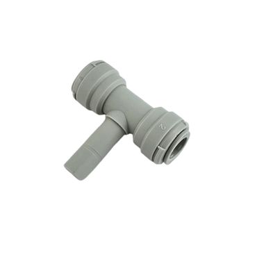 T-Stück 1/4 Zoll QC x 1/4 Zoll Steck x 1/4 Zoll QC - Adapter Push-Fitting, Schnellverbinder, Steckverbinder, Osmose Fitting, Quick Connect