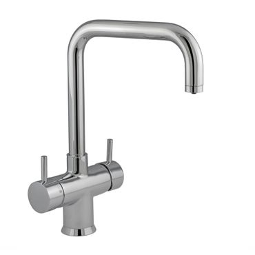 Designer 5-Wege-Wasserhahn NOBIUS U-Auslauf Chrom