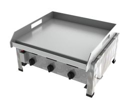 Plancha Griddle Platte Gasbräter 3 - flammig
