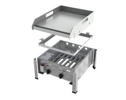 Griddleplatte Gasbräter 2 - flammig - Bild 1