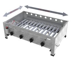 Gasbräter 4-flammig nur Gehäuse - Bild 0 Gasbräter 4-flammig nur Gehäuse