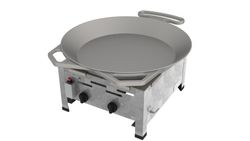 Hockerkocher ChattenGlut HK3000E 2-flammig 9 KW mit Ø 65 cm Eisengusspfanne - Bild 0 Hockerkocher ChattenGlut HK3000E 2-flammig 9 KW mit Ø 65 cm Eisengusspfanne