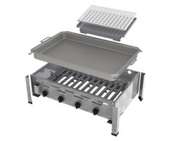 Reibekuchenbräter 4-flammig mit Pfanne und Aufsatz - Bild 1 Reibekuchenbräter 4-flammig mit Pfanne und Aufsatz - Bild 1