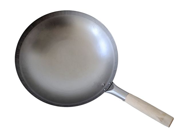 China Stahl WOK 38 cm - 15 Inch mit Holzgriff China Stahl WOK 38 cm - 15 Inch mit Holzgriff