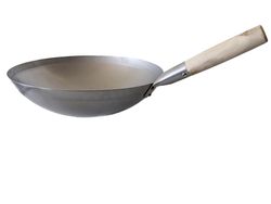 China Stahl WOK 38 cm - 15 Inch mit Holzgriff - Bild 1 China Stahl WOK 38 cm - 15 Inch mit Holzgriff - Bild 1