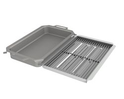 Kombi-Set 3-teilig Edelstahlpfanne + Edelstahlrost + Flammabdeckung für Gastrobräter 3-flammig - Bild 0 Kombi-Set 3-teilig Edelstahlpfanne + Edelstahlrost + Flammabdeckung für Gastrobräter 3-flammig