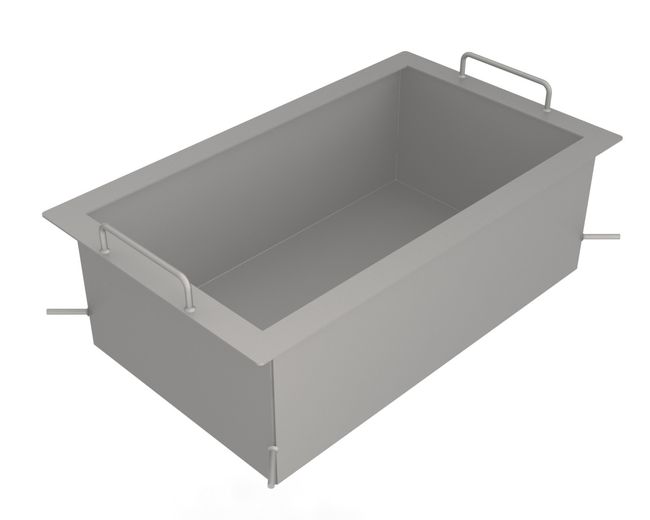 Stahlpfanne Sondergröße 150mm
