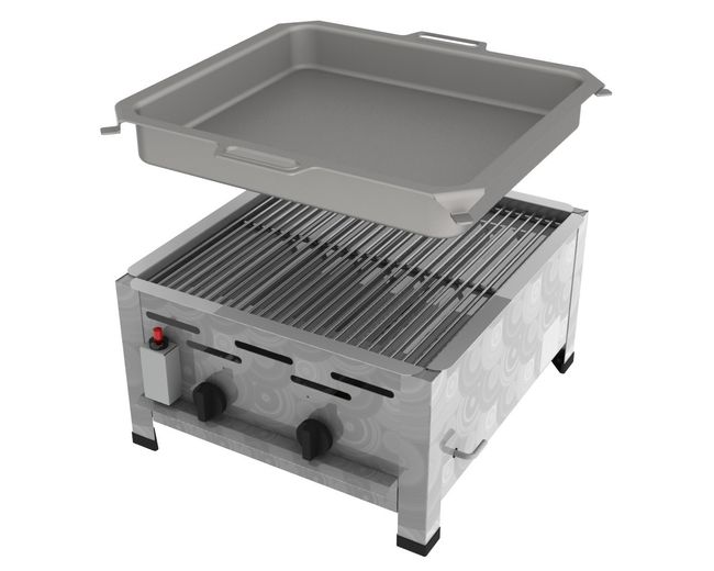 ChattenGlut Gastrobräter 2-flammig ChattenGlut Gastrobräter 2-flammig