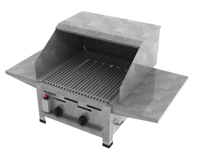 ChattenGlut Gastrobräter 2-flammig 