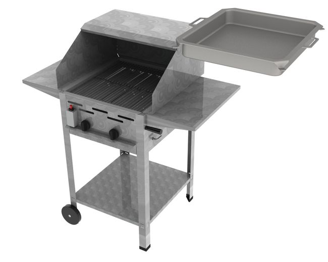 ChattenGlut Gastrobräter 2-flammig ChattenGlut Gastrobräter 2-flammig