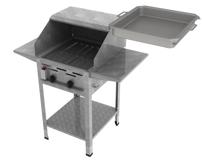 ChattenGlut Gastrobräter 2-flammig 